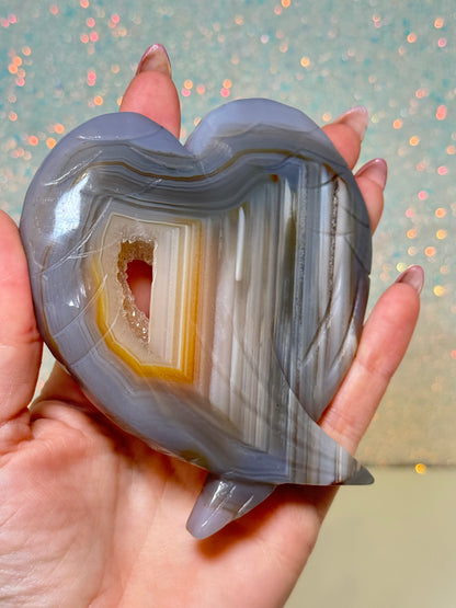 Druzy Agate Angel Wings