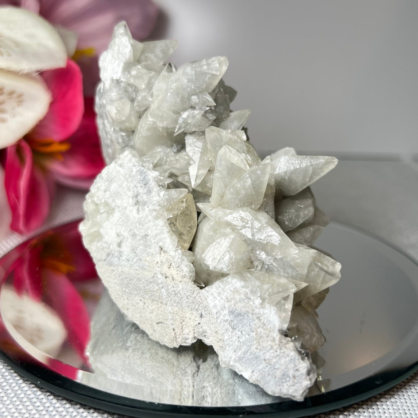 Diamond Calcite Cluster