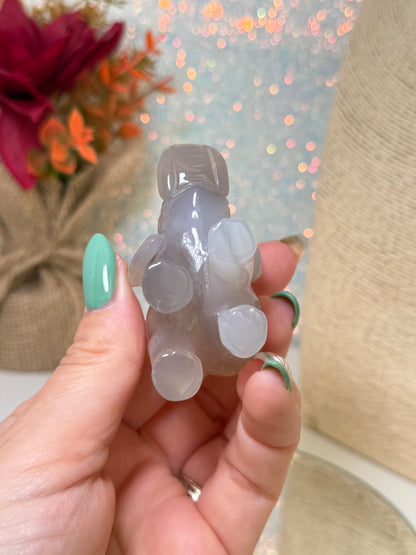 Agate Elephant Carving