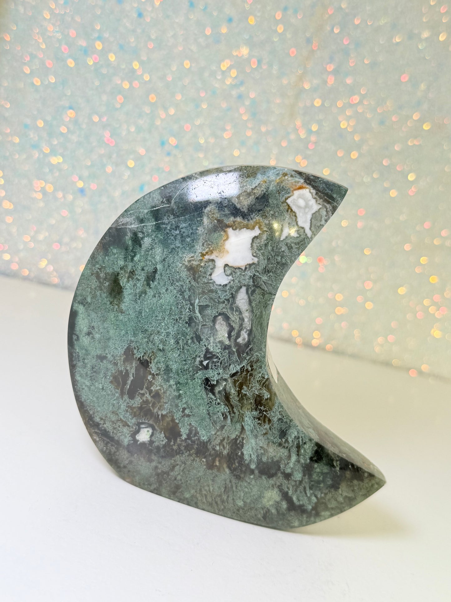 Moss Agate Moon