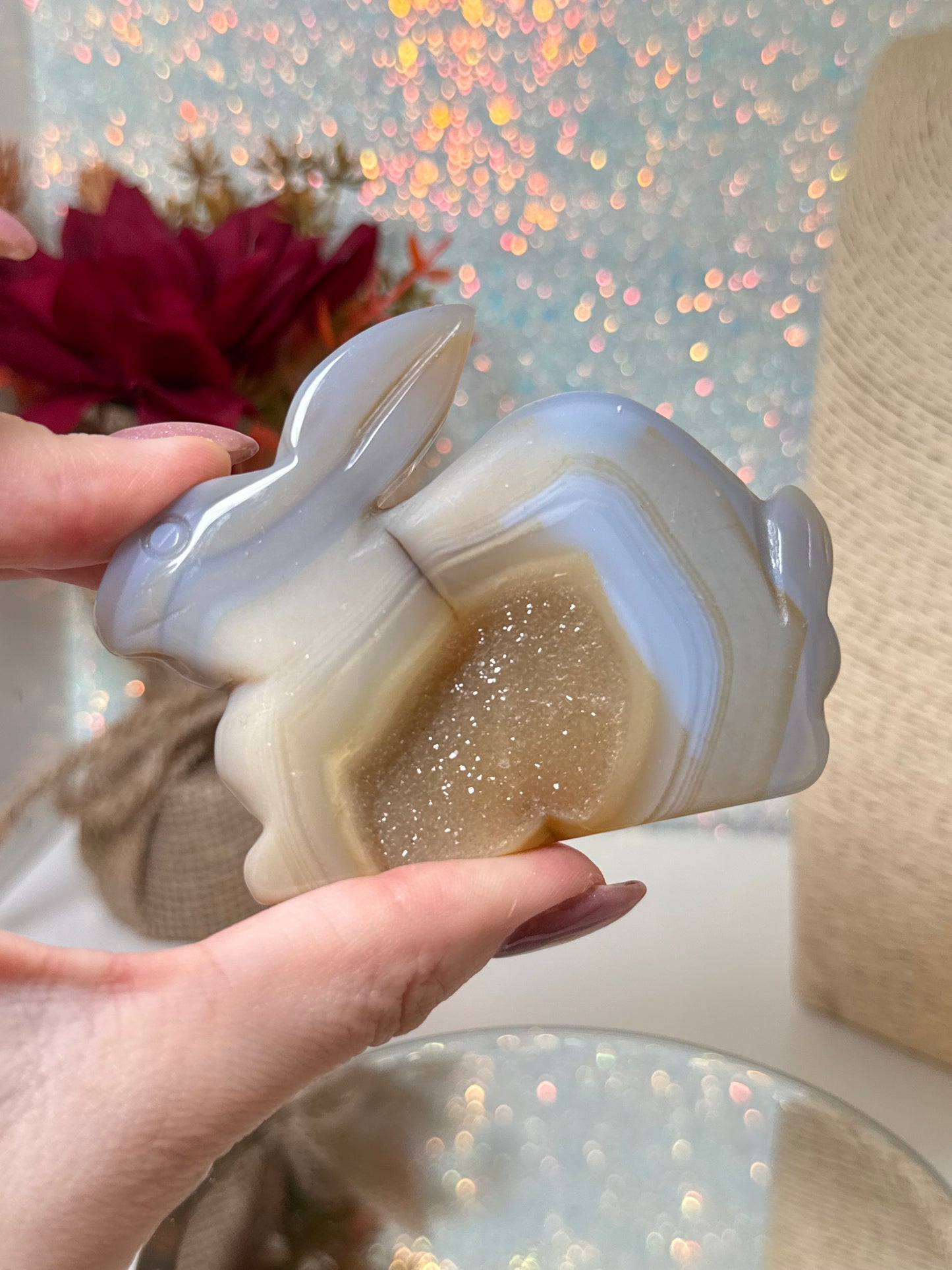 Druzy Agate Rabbit