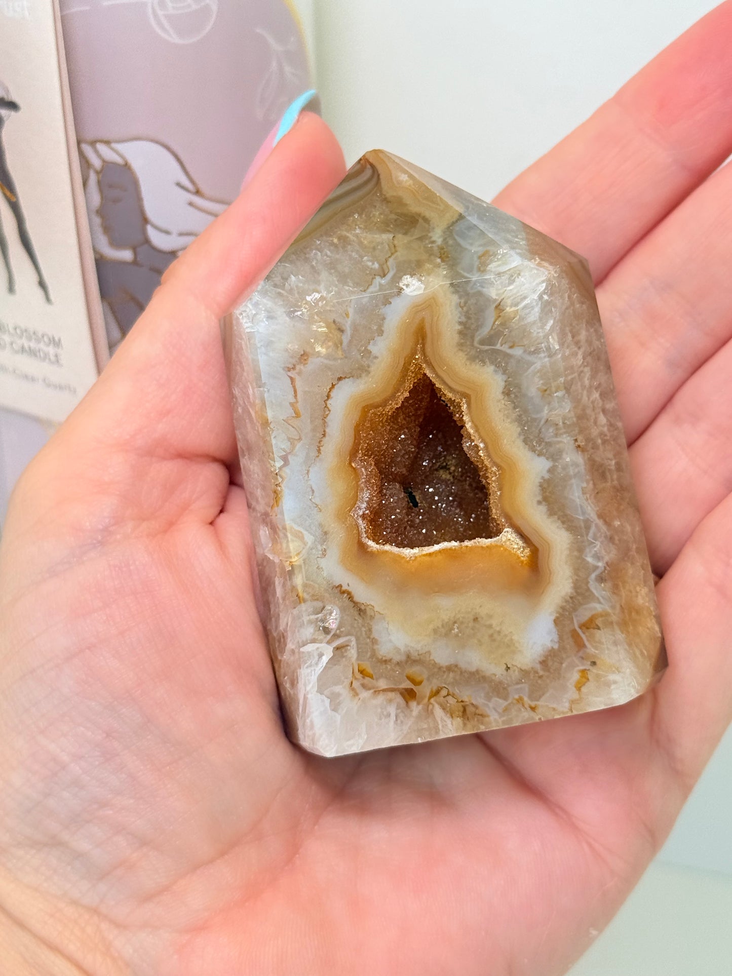 Brazilian Agate Tower