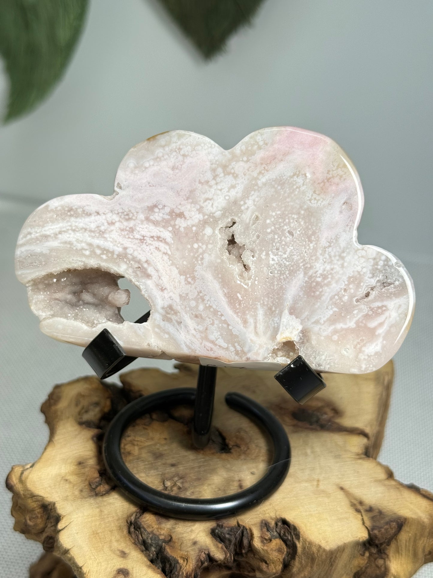 Pink Amethyst Cloud With Stand