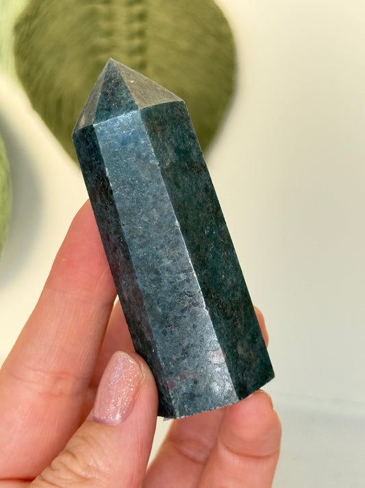 Ruby In Kyanite Point