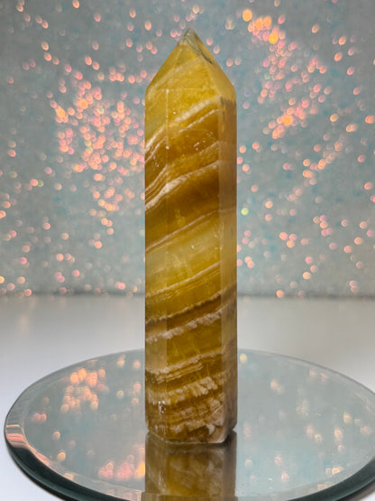 Yellow Fluorite Point