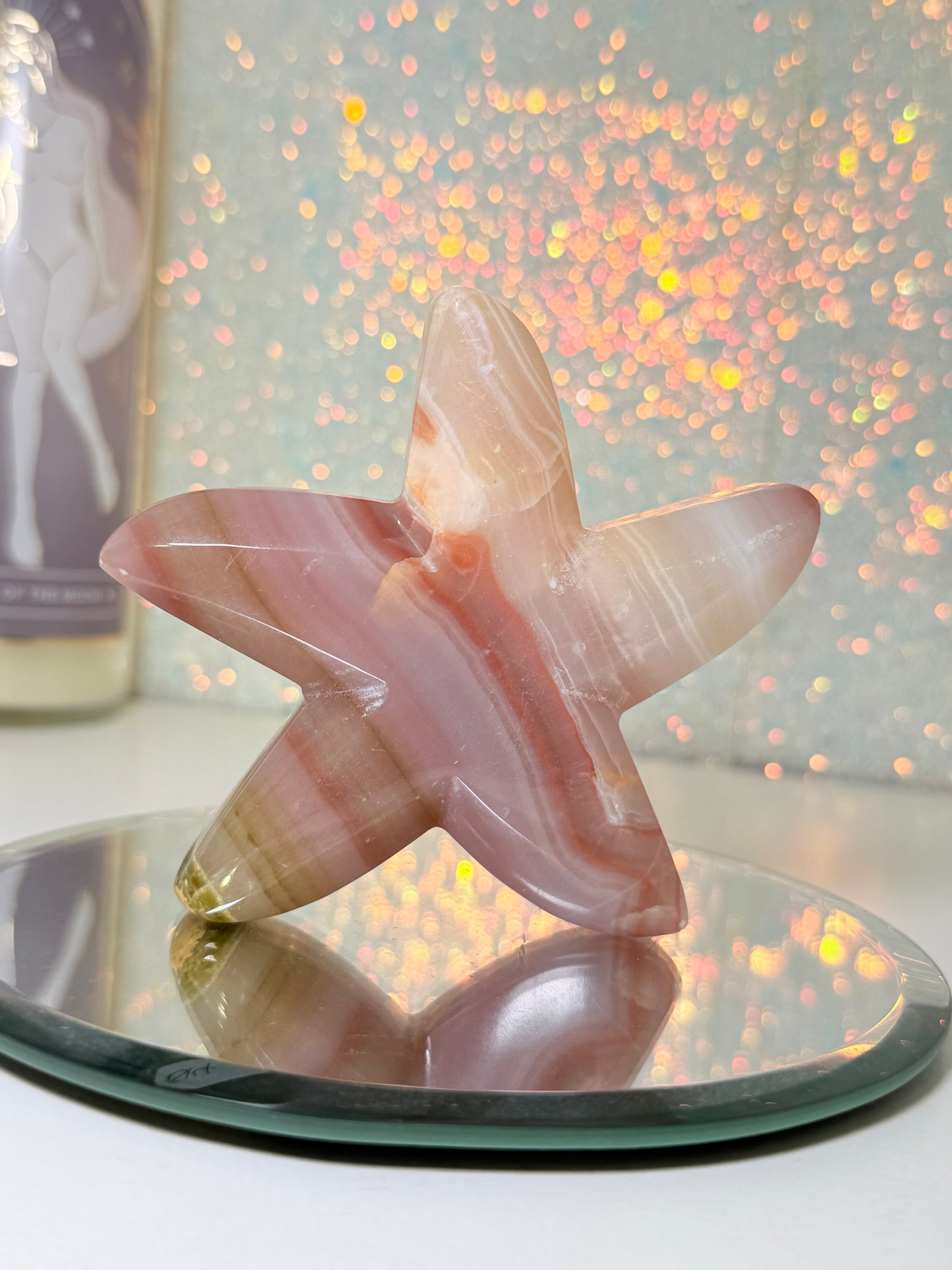 Pink Banded Onyx Starfish