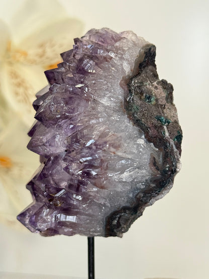 Amethyst Raw On Stand