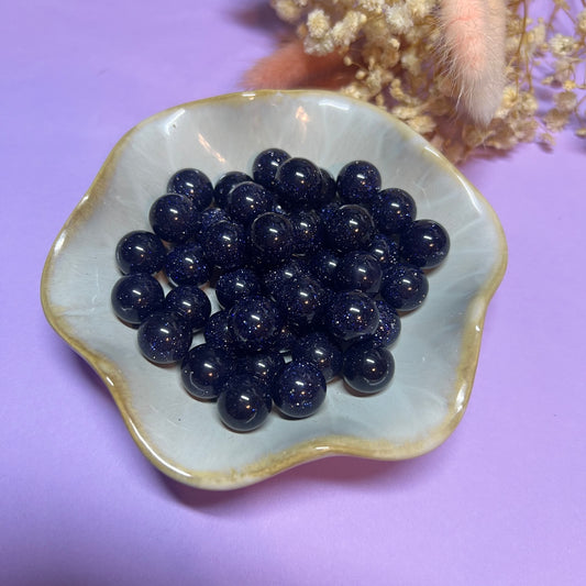 Mini Blue Goldstone Spheres