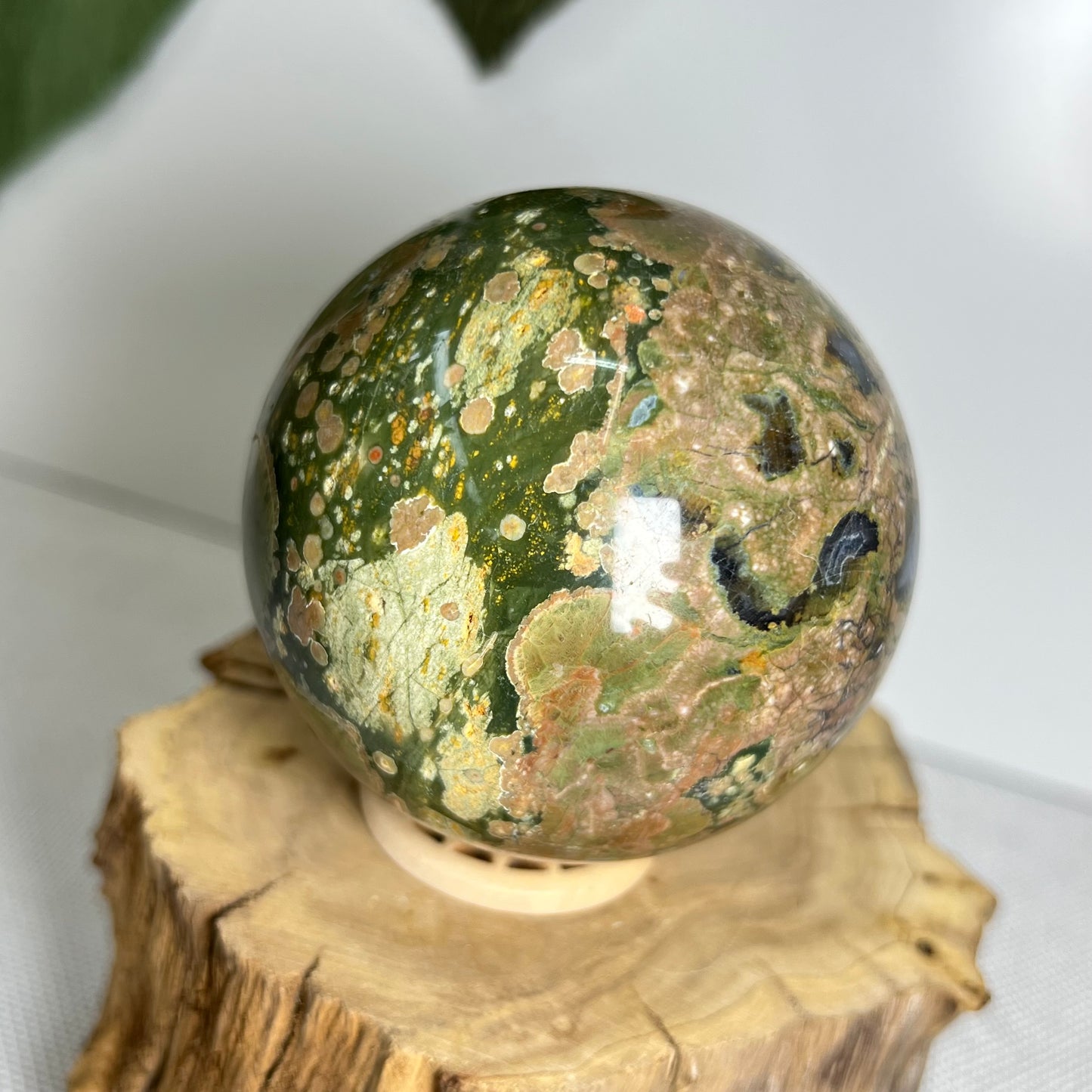 Rainforest Jasper Sphere