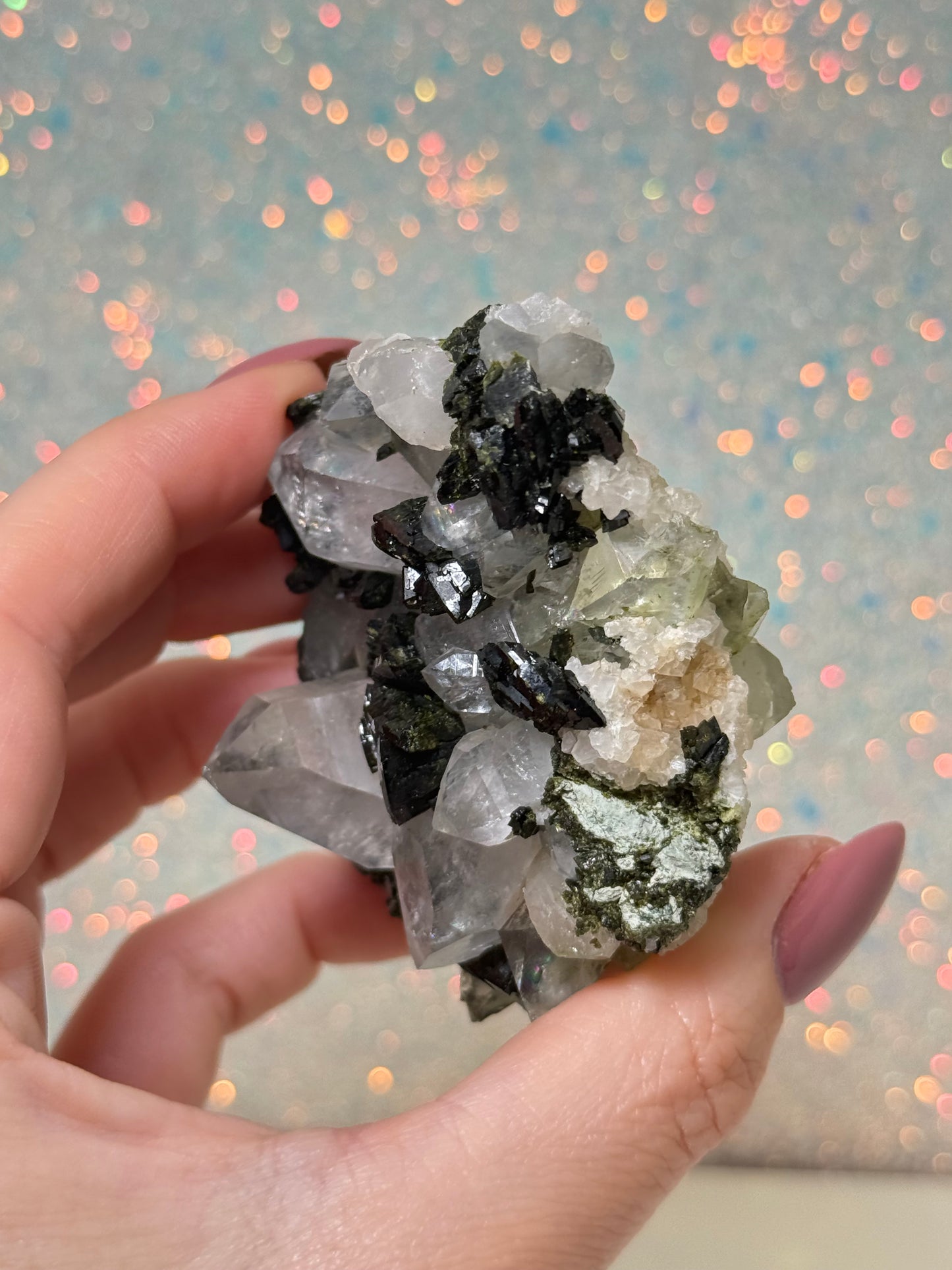 Epidote & Quartz Raw