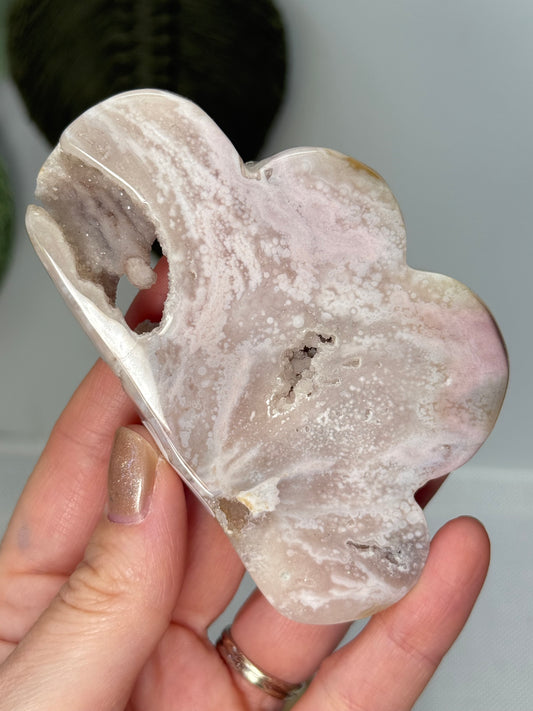 Pink Amethyst Cloud With Stand