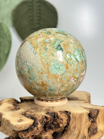 Large Variscite Sphere