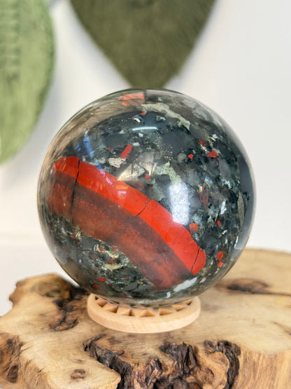 Africa Bloodstone Sphere