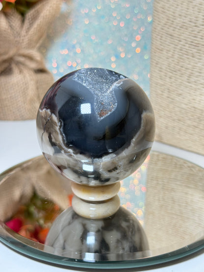 Volcano Agate Sphere