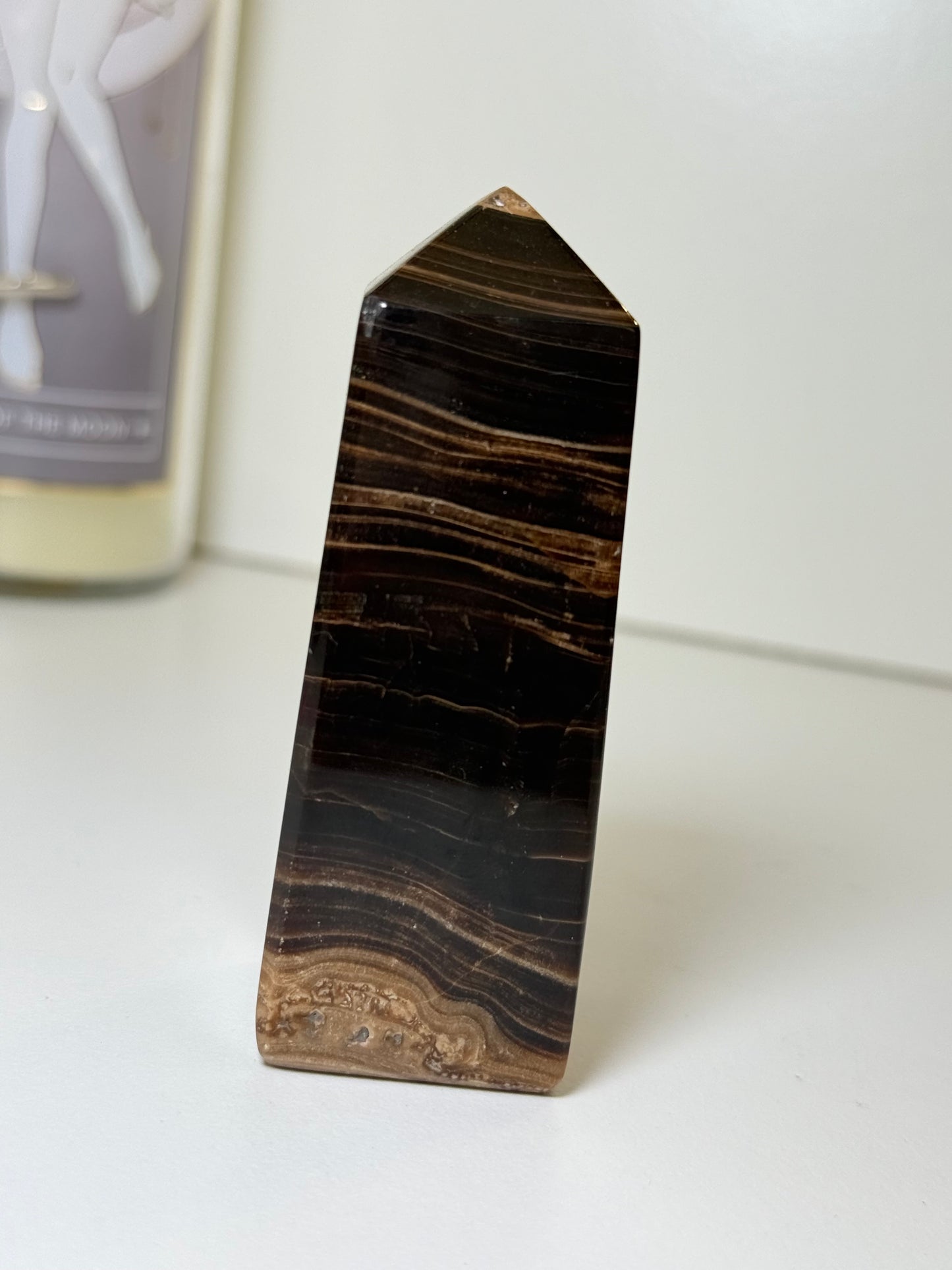 Chocolate Calcite Tower