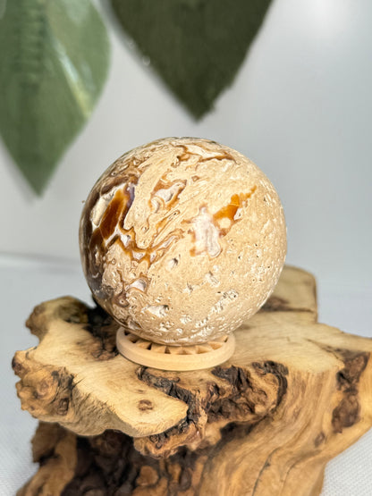Chocolate Calcite Sphere