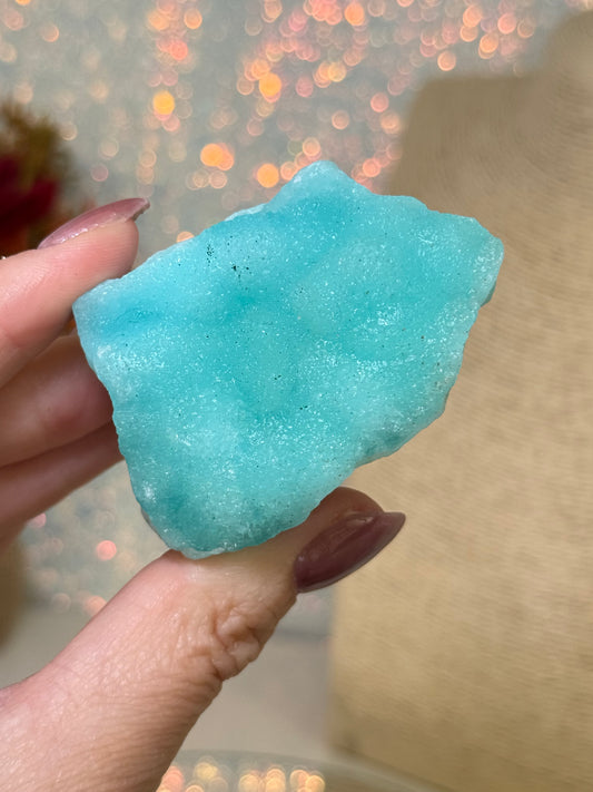 Blue Aragonite & Smithsonite Raw