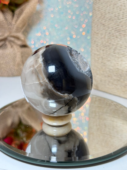 Volcano Agate Sphere