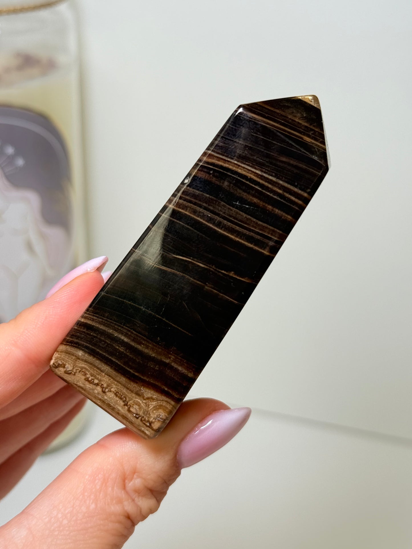 Chocolate Calcite Tower