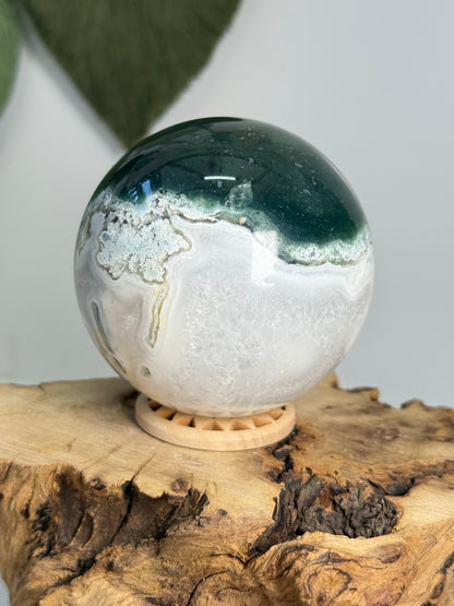 Moss Agate Sphere
