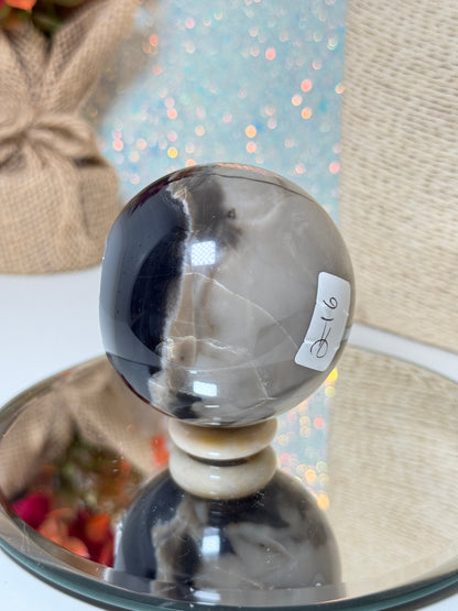 Volcano Agate Sphere