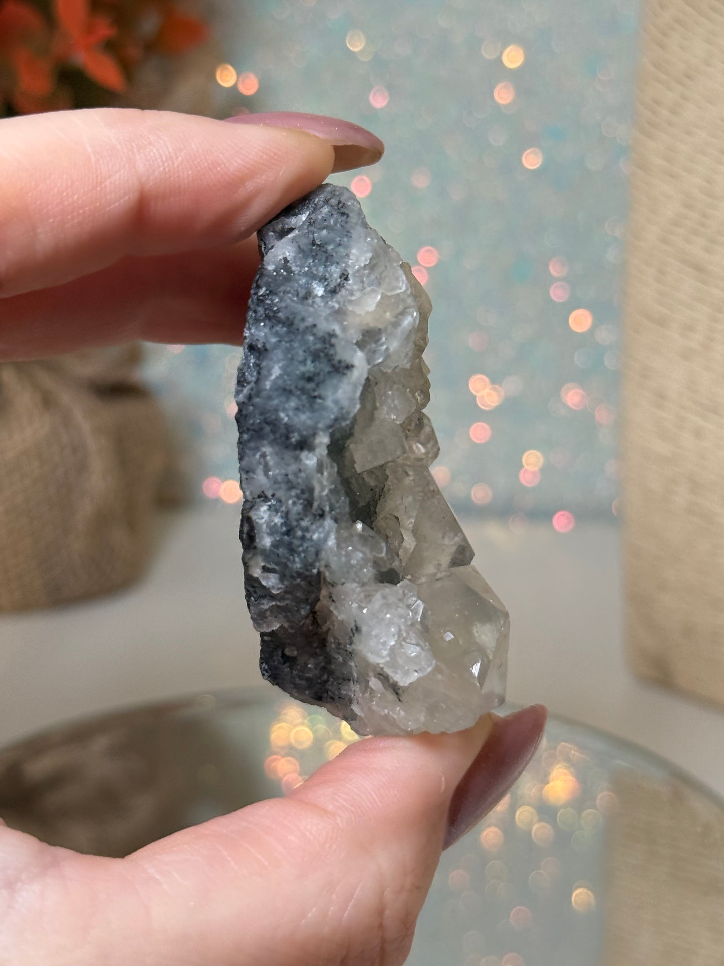 Black Chalcedony & Apophyllite