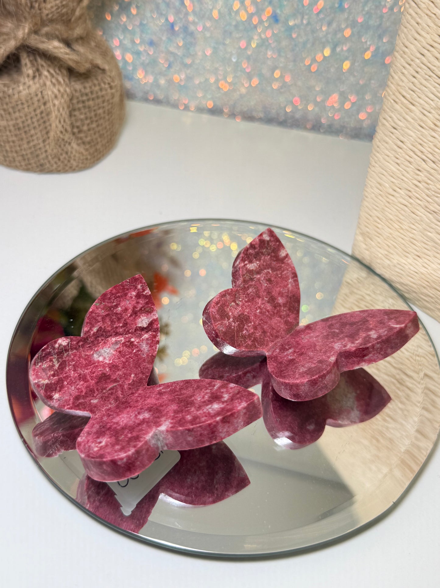 High Quality Thulite 3D Butterflies