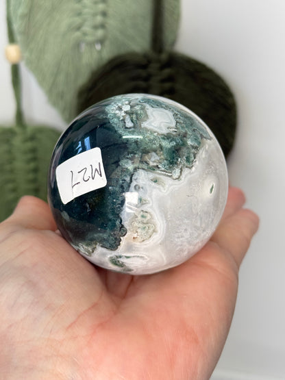 Moss Agate Sphere