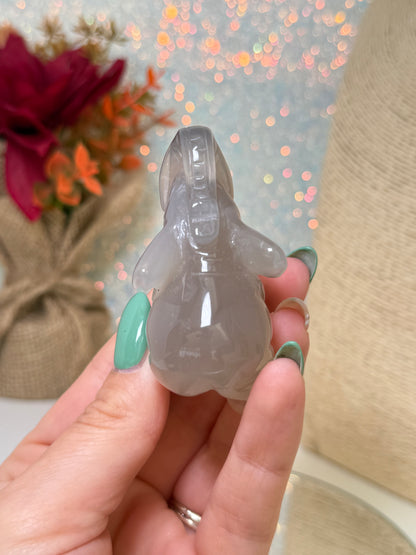 Agate Elephant Carving