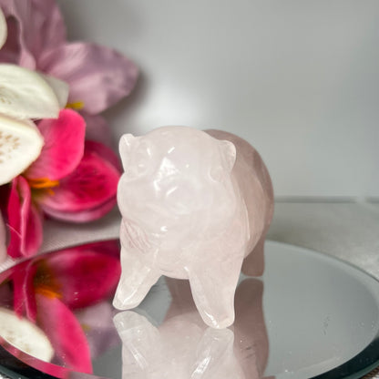 Rose Quartz Pig
