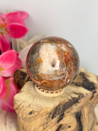 Red Moss Agate Sphere