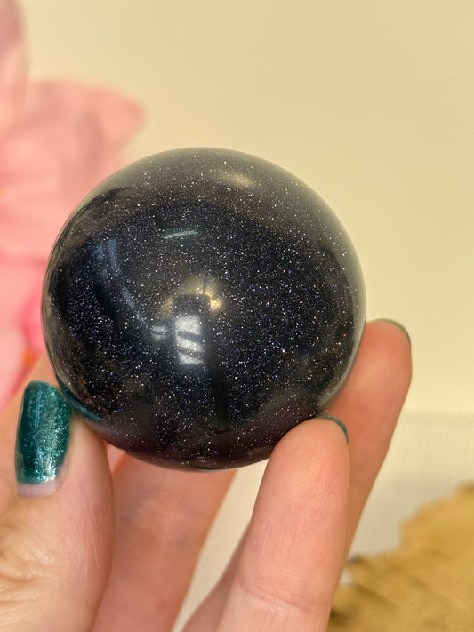 Blue Goldstone Sphere