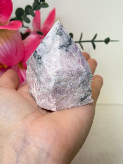 Pink Sodalite Part Raw/Polished Cupcake Tower