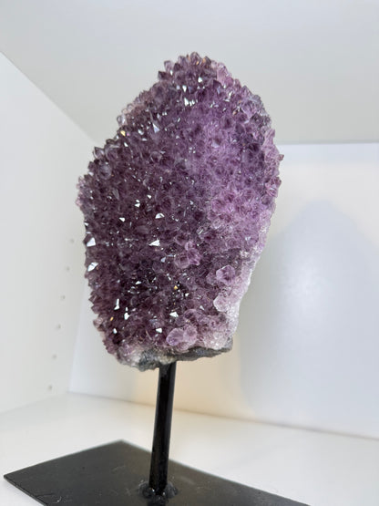 Large Amethyst Cluster On Stand
