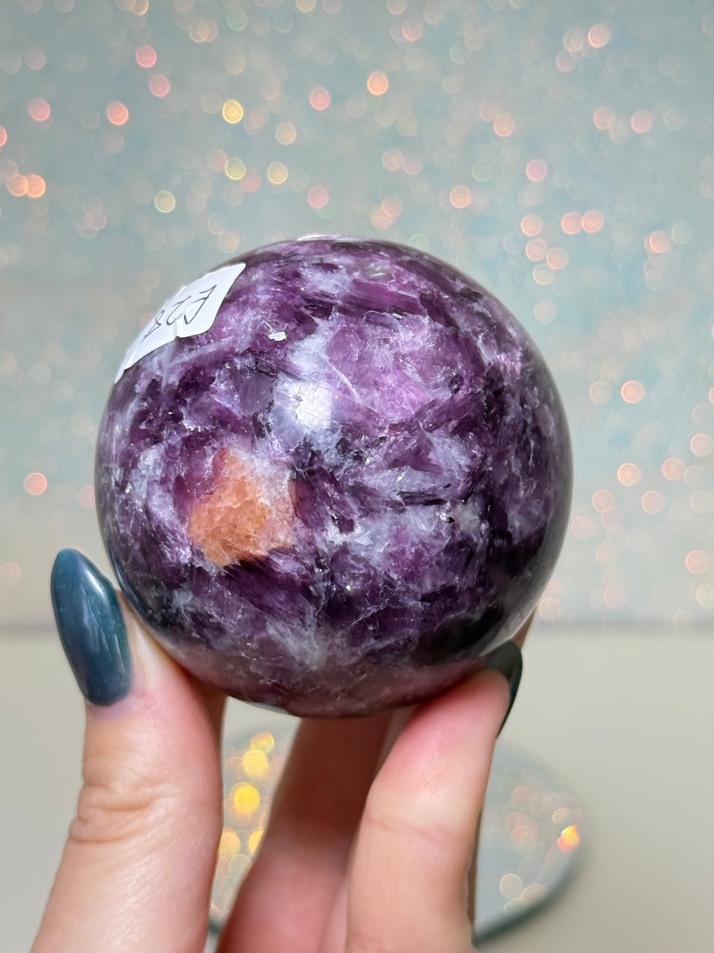 Lepidolite Sphere