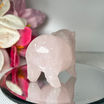 Rose Quartz Pig