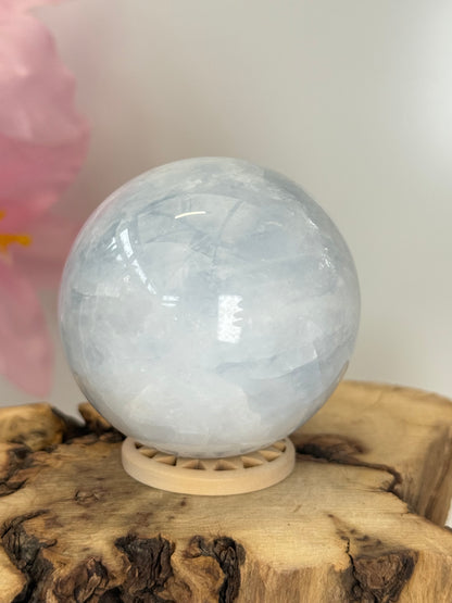 Blue Calcite Sphere