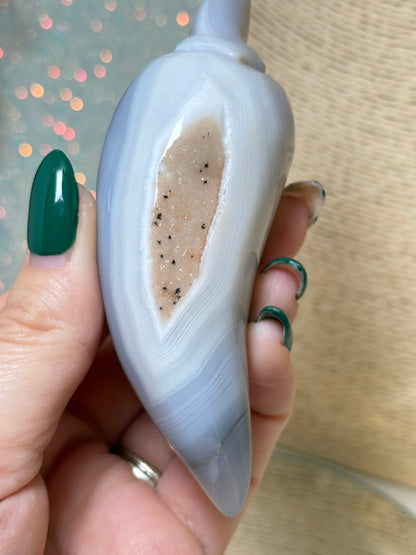 Druzy Agate Chilli Pepper