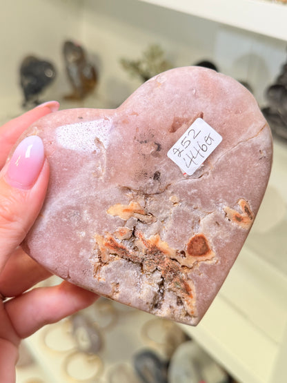 Pink Amethyst Heart