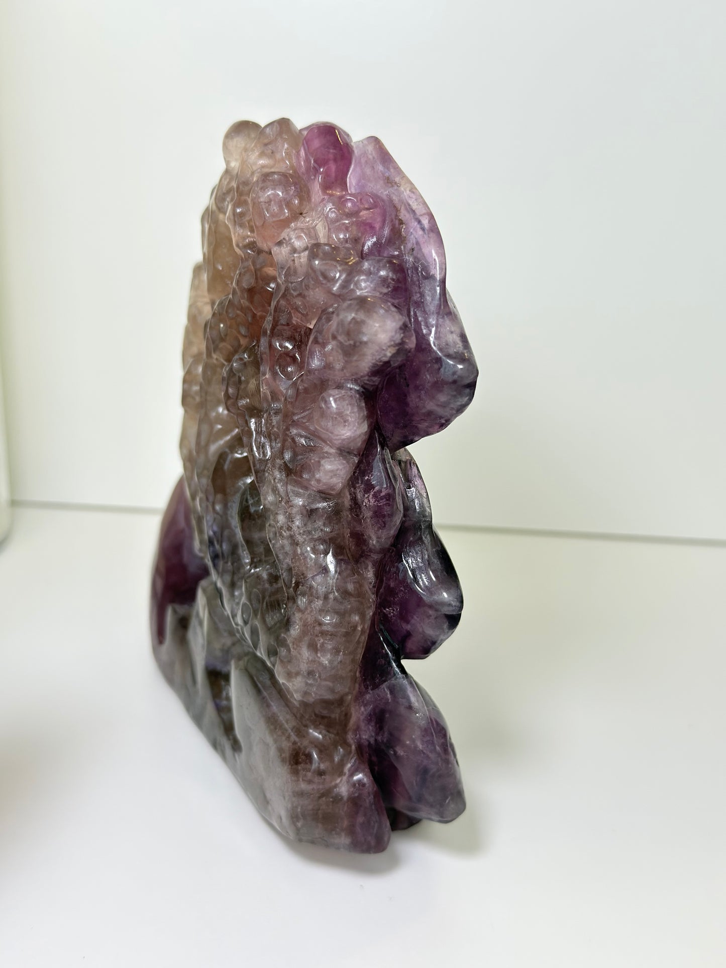 XL Fluorite Fish Carving
