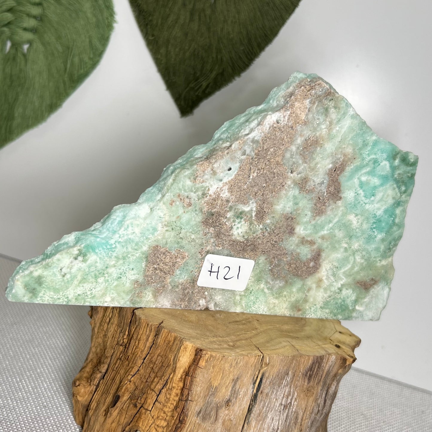 Raw Hemimorphite Slab