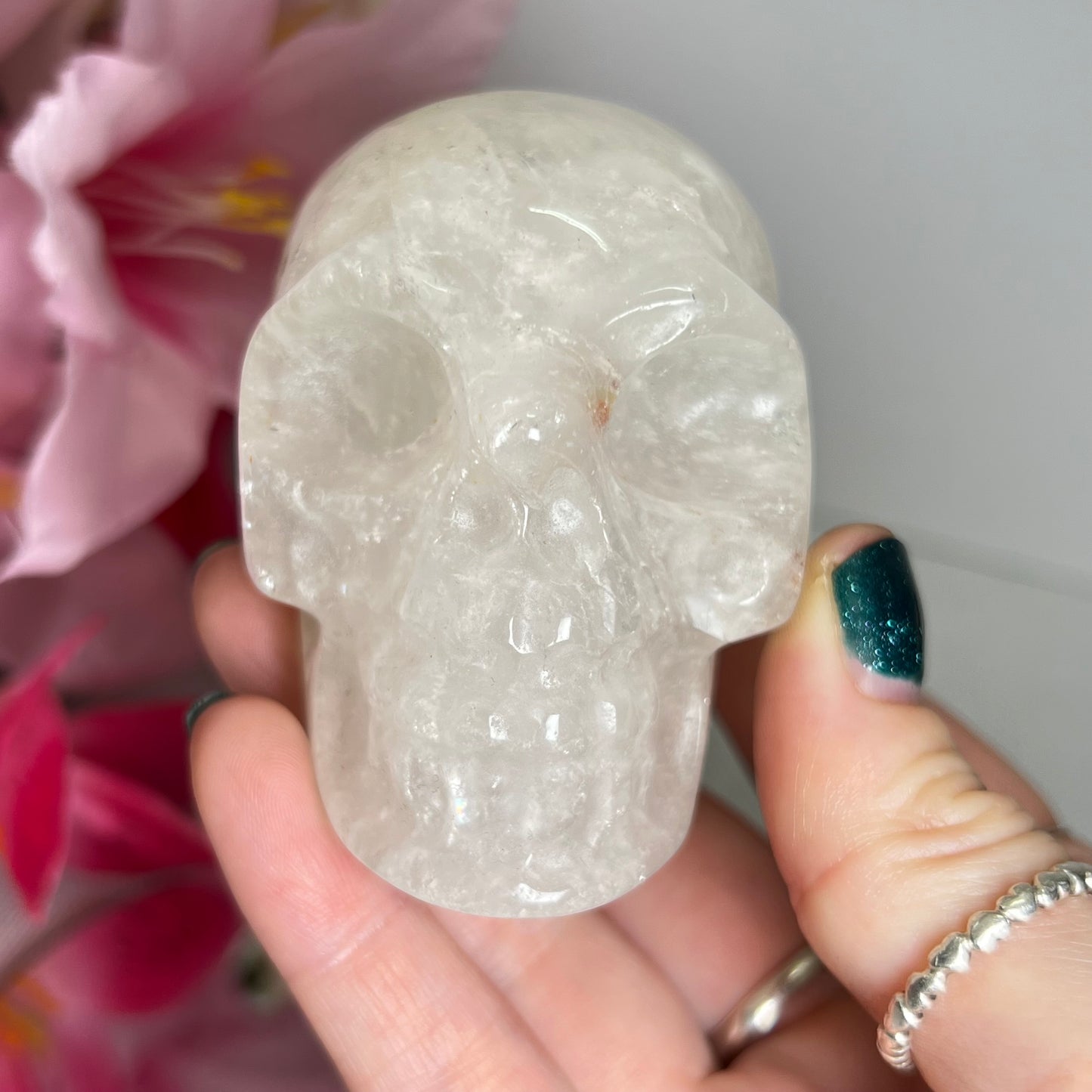 Clear Quartz Skull