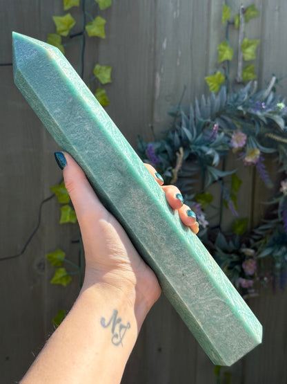XL Amazonite Point 1.3kg 32cm