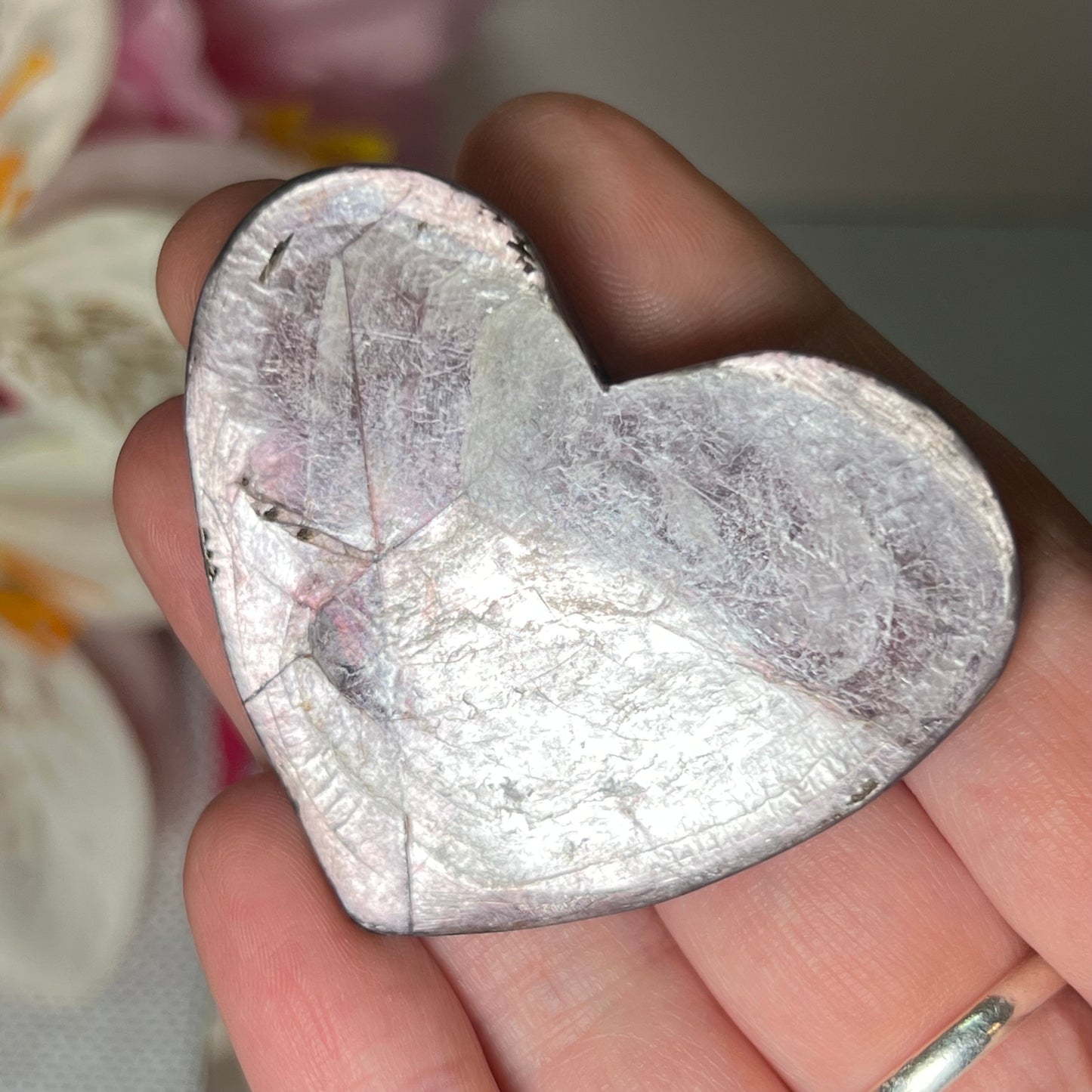 Purple Mica Heart