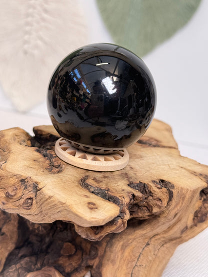 Silver Sheen Obsidian Sphere
