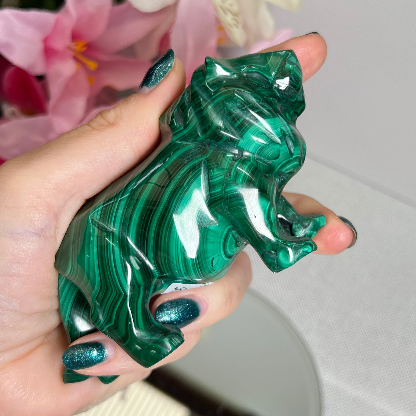 Large Malachite Lion