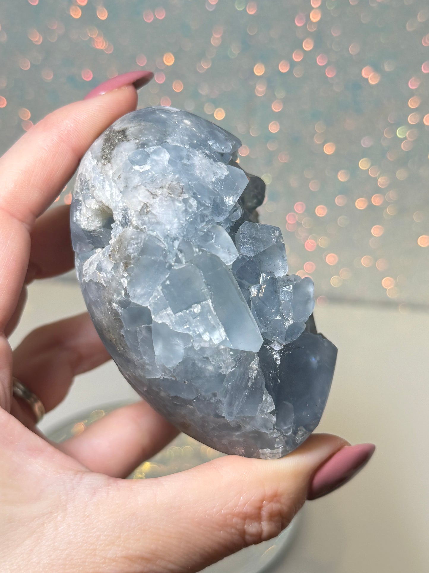 Celestite Heart