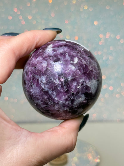 Lepidolite Sphere