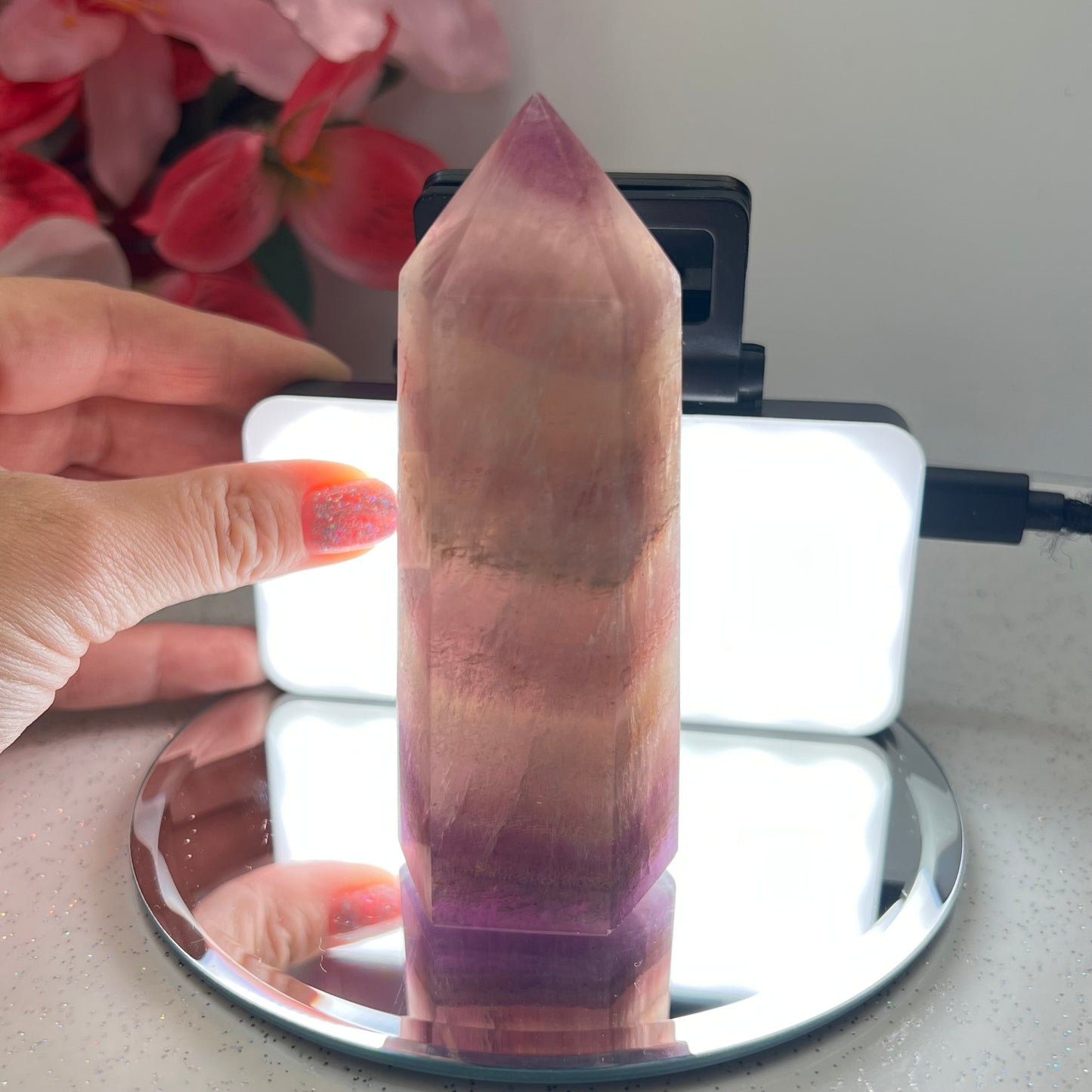 Chunky Fluorite Point