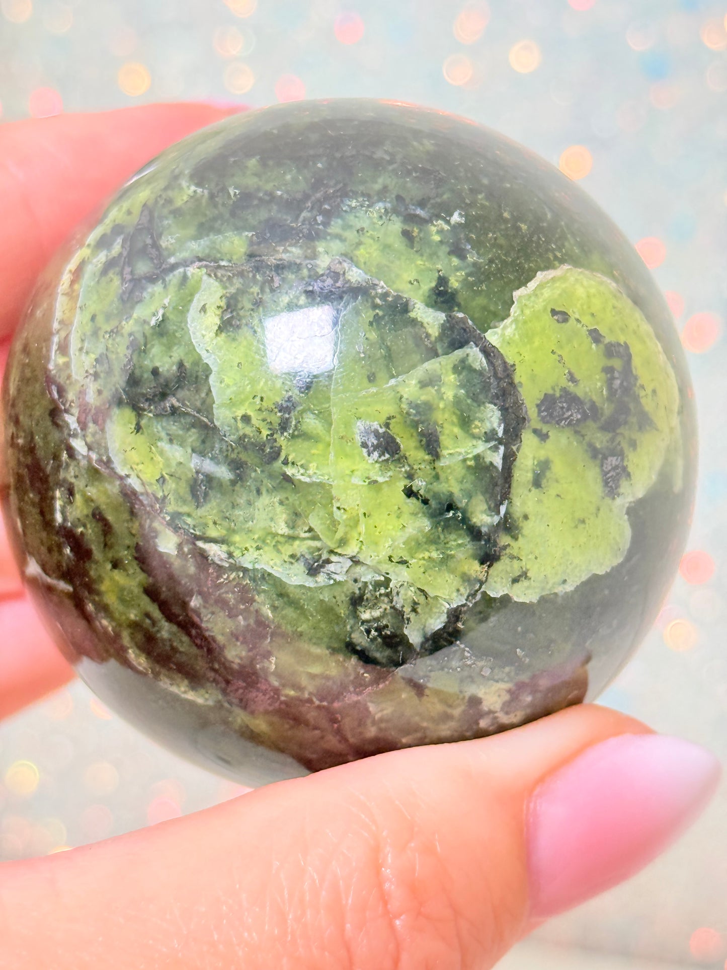 Nephrite Jade Sphere